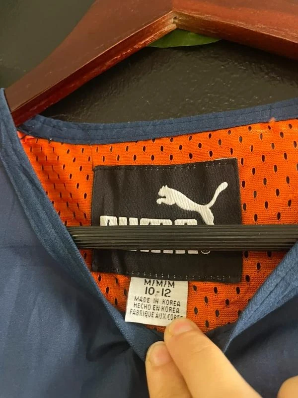 Puma Denver Broncos Windbreaker Vintage 2000s Navy Blue Orange Streetwear NFL Pu – photo 6